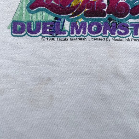 Vintage 90s Yuigoh Duel Monsters Tank Top Muscle Top Sz Kids M - Picture 3 of 6
